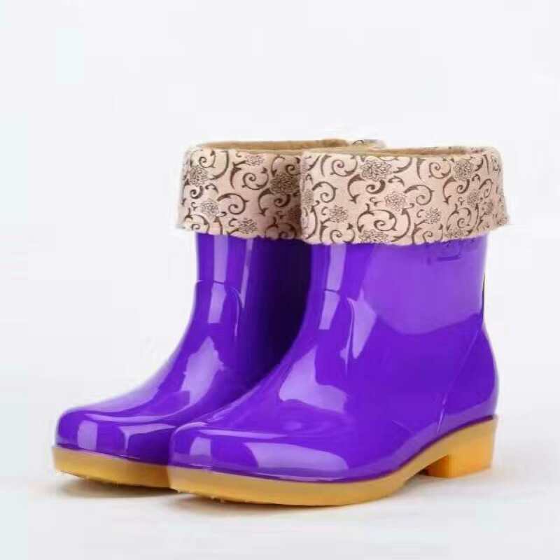 Hot Selling Winter Ladies PVC Rain Boots