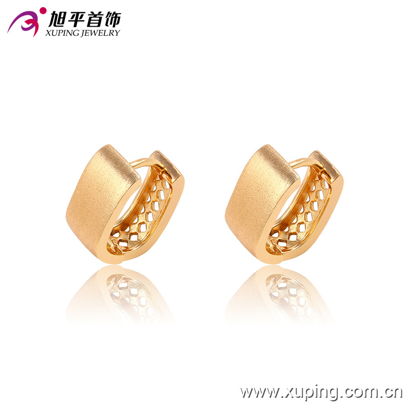 Popular Fashion Simple Gold-Plated Jewelry Hoop Earring - 90856