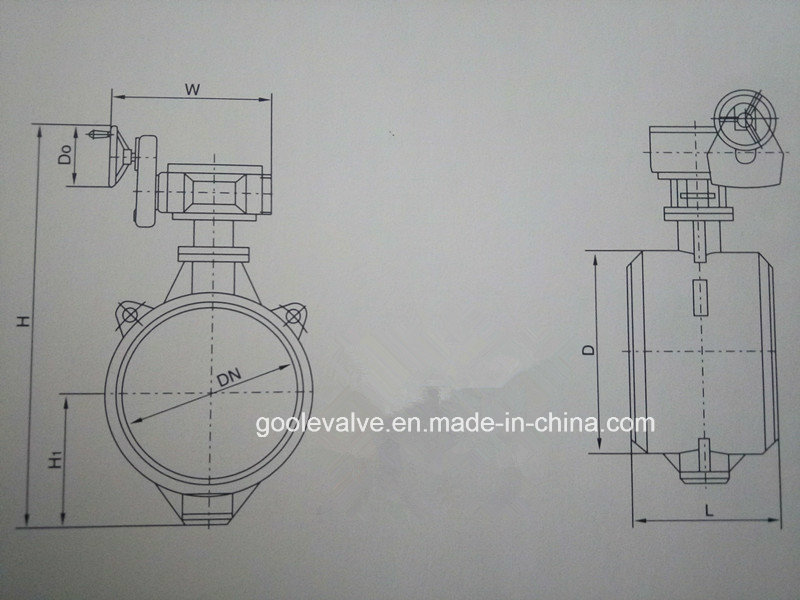 Bw Metal Sealing Butterfly Valve (GA363H/F)