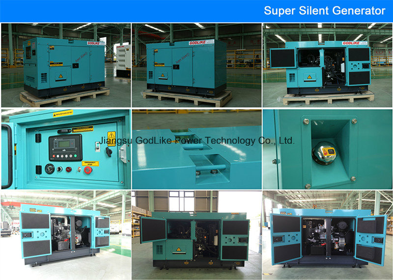 Famous Manufacturer 25kVA Silent Type Power Generator (GDX25*S)