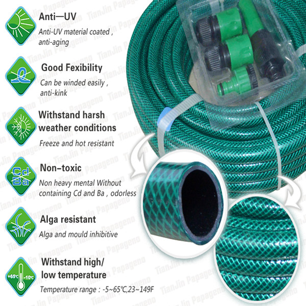 PVC Garden Water Braided Hose