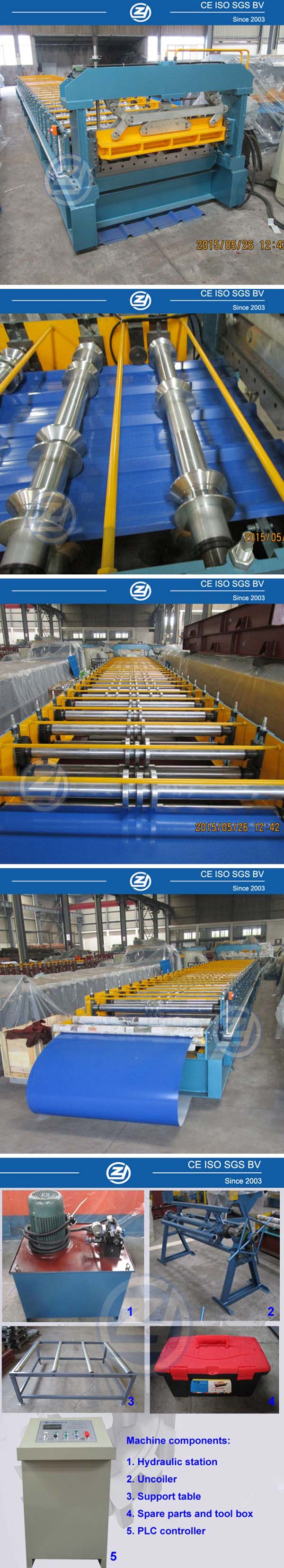 Corrugated Roll Forming Machine with CE Certification