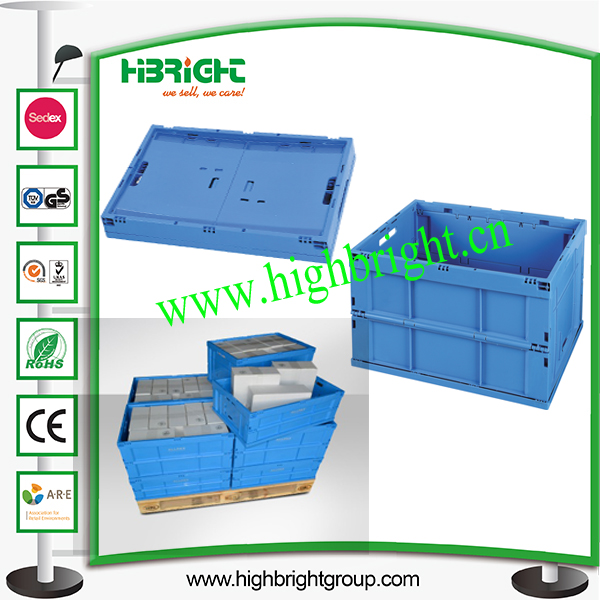 Plastic Collapsible Crate for Transport and Storage