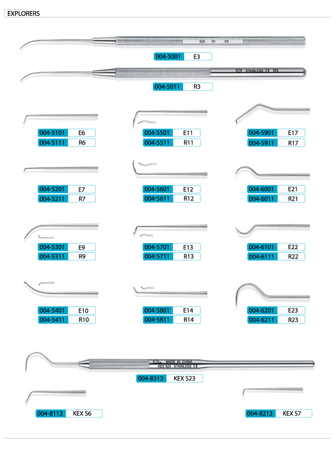 Dental Root Canal Plugger/Dental Product/Dental Supplies (XT-FL019)