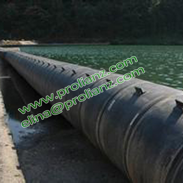 China Round Water Filling Rubber Dam to The USA