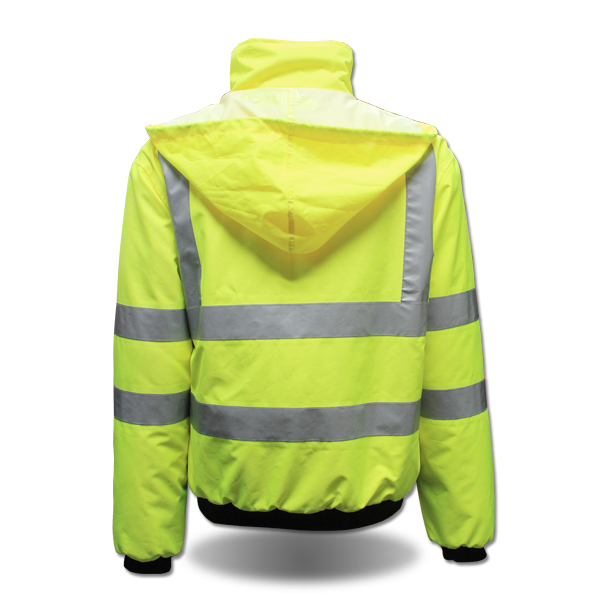 Wholesale High Visibility Clothing Men Fashion Safety Reflective Jacket