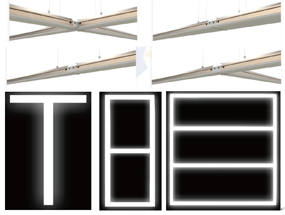 10W/15W/20W/30W/35W/45W/50W Bluetooth Dimmable DIY Connection LED Linear Light