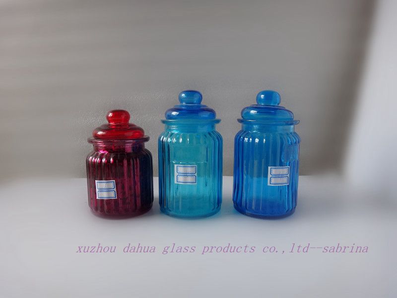Glass Candle Jar Storage Jar Series with Lid