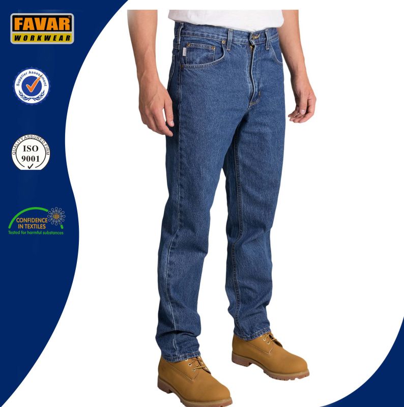 Men Tapered Leg Relaxed Fit Jeans