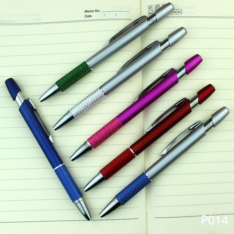 Bright Transparent Plastic Disposable Ballpoint Pen