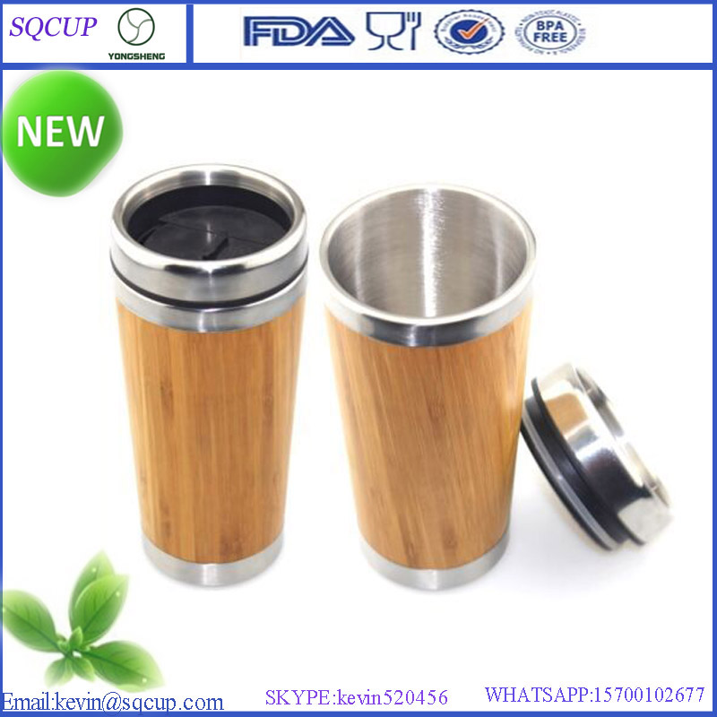 Eco-Friendly Bamboo Mug and Mug Bamboo and Double Wall Travel Bamboo Mug