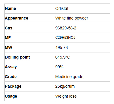 (Orlistat) -Lose Weight Orlistat (CAS No 96829-58-2)