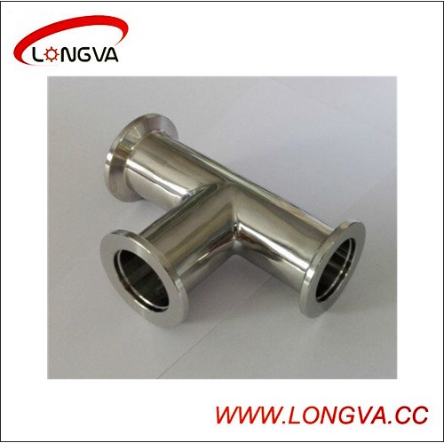 Sanitary Stainless Steel Vacuum Clamp Tee