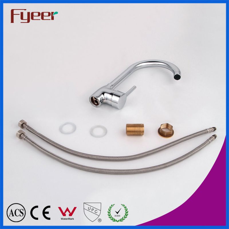 Fyeer Wholesale Cheap Ceramic Cartridge Kitchen Sink Mixer Faucet