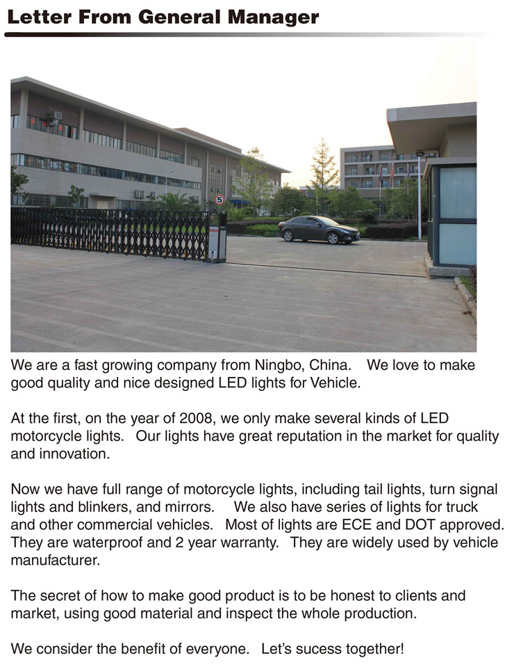 Ks16-023 DOT LED Clearance Marker Side Lamps for Truck