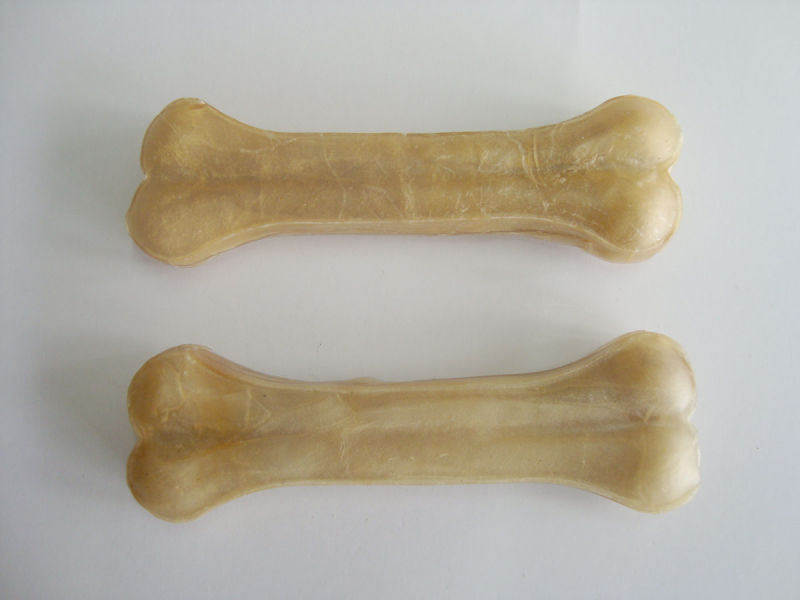 Dog Chew Natural Rawhide Pressed Bone (6.5