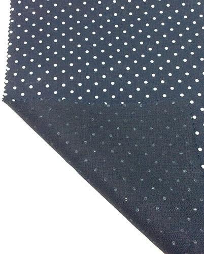 100% Linen Polka Dots Printed Garment/ Home Textile Fabric