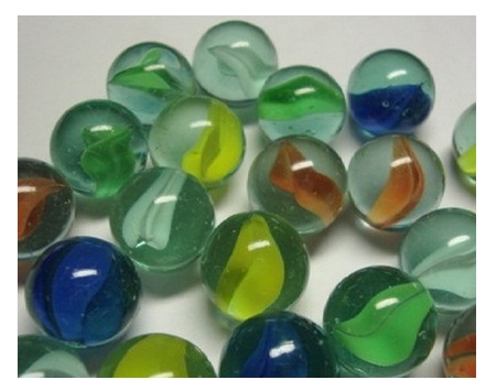 16-35 mm Diameter Transparent Solid Hoodles. Single Marbles Toy Beads