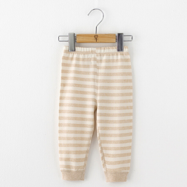 100% Organic Cotton Baby Infant Stripe Pants