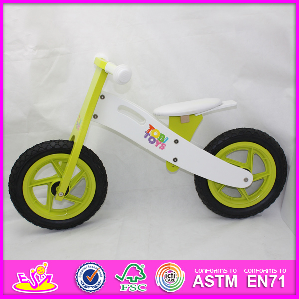 Stock! ! ! ! 2014 Stock Wooden Bicycle Toy for Kids, Stock Wooden Bike Toy for Children, Wooden Balance Bicycle Set for Baby Factory W16c089