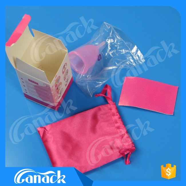 Medical Grade Silicone Menstrual Cup for Lady Personal Hygiene Care