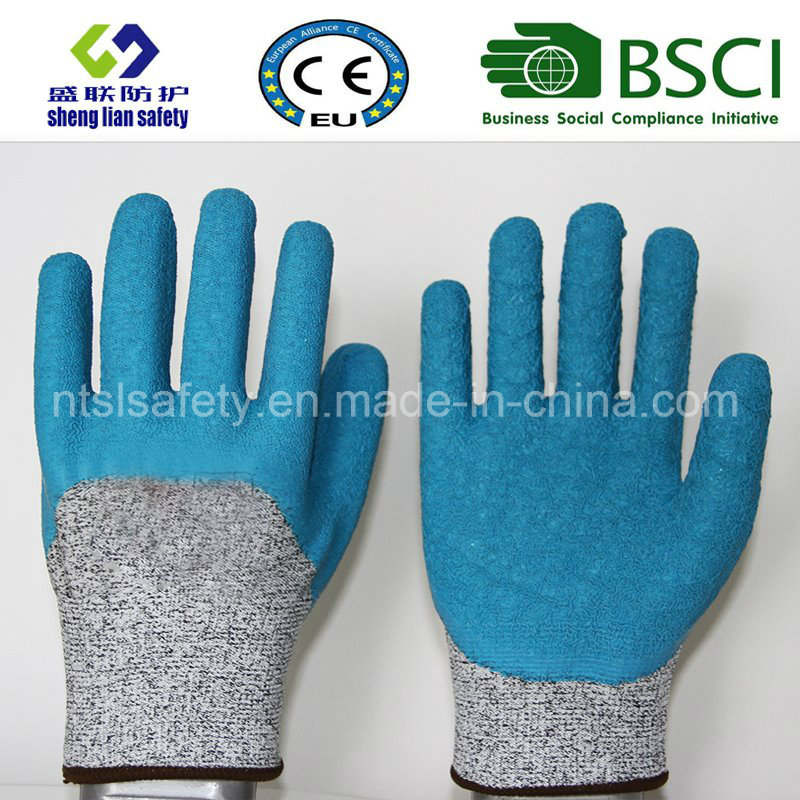 Cut Resistant Safety Work Glove with 3/4 Latex Coated