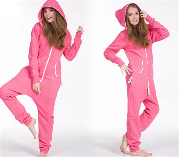 Winter Warm Casual Cotton Jumpsuit for Women