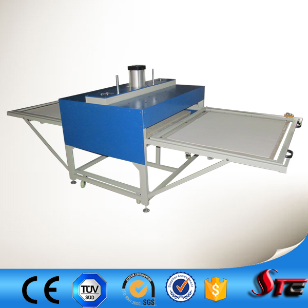 Large Format Pneumatic Heat Press Machine for Leather