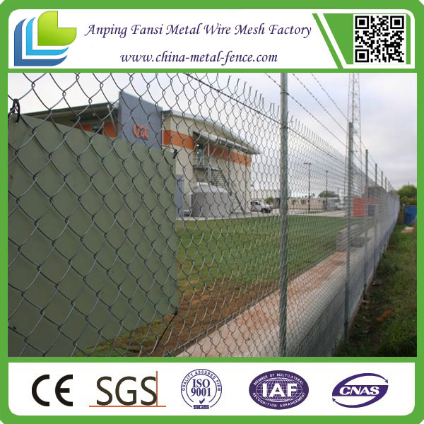 Hot Sale Galvanized Chain Link Fence for Factory