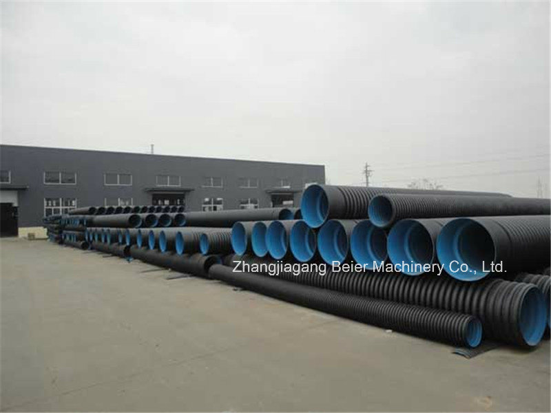 PE Double Wall Corrugated Pipe Production Line