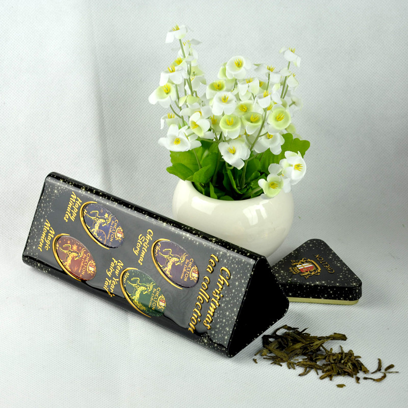 Custom Metal Tea Gift Tin Box, Metal Tea Can, Square Tin Can