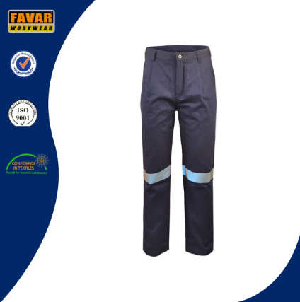 100% Cotton Drill Work Pants with En471 Reflective Tapes