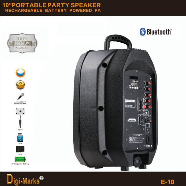 PRO Trolley Car Bluetooth Portable Speaker Active DJ Audio Speaker