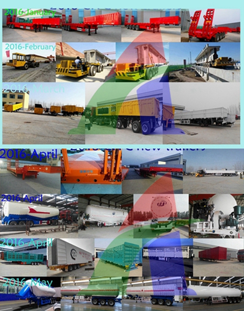 Diesel Type Modular Excavator Heavy Machine Transport Lowbed Semi Trailer Heavy Duty Truck