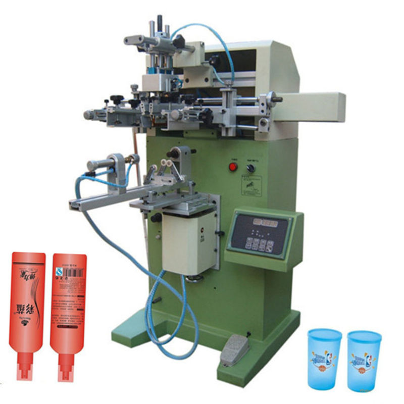 TM-250s Φ 80mm Pen Pencil Pipe Cylinder Screen Printing Machine