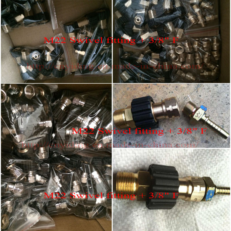 Brass Coupling (M22 swivel +3/8F)