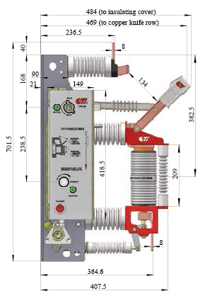 Hot Sale AC Hv Vacuum Circuit Breaker-Yfgz16-12/T630-25