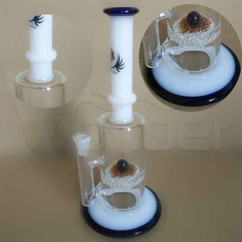 White Color Glass pipes Glass Water Pipe for Daily Smoking