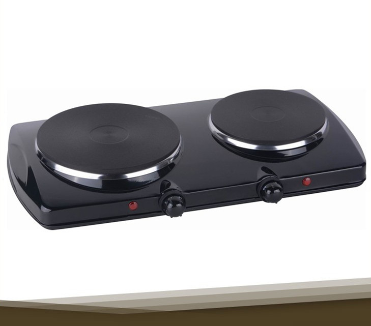 Stainless Steel Portable Double Burner Electric Coil Stove