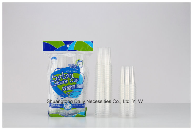 PP Material Disposable Clear Water Cup