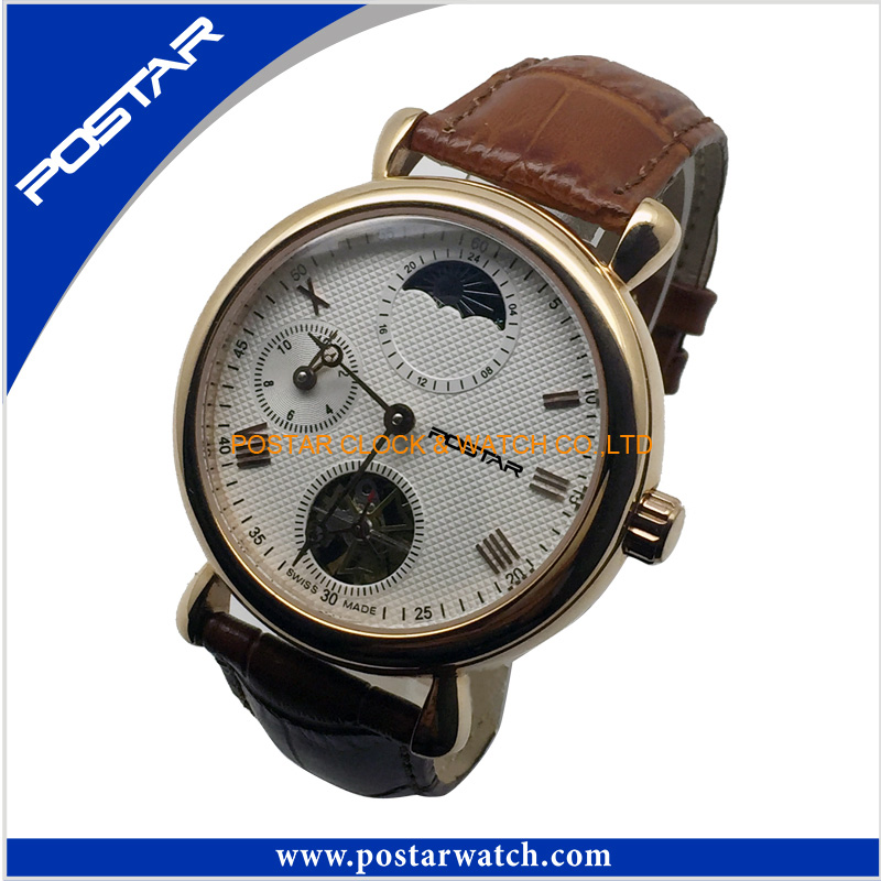 Fashion Quartz Leather Men&Women Waterproof Automatic Watch