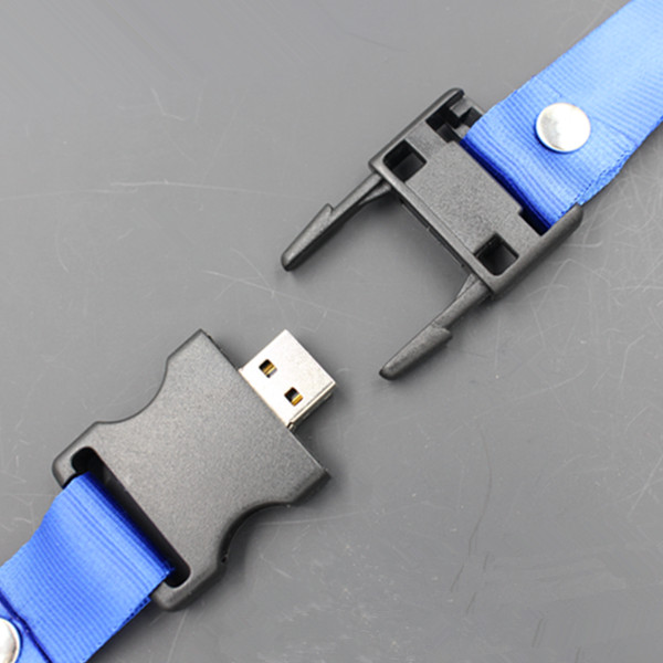 Promotion Custom Printing Flash Drive Polyester USB Lanyard