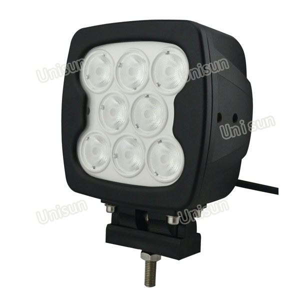 Waterproof 7inch 80W 8X10W CREE LED Machine Lamps