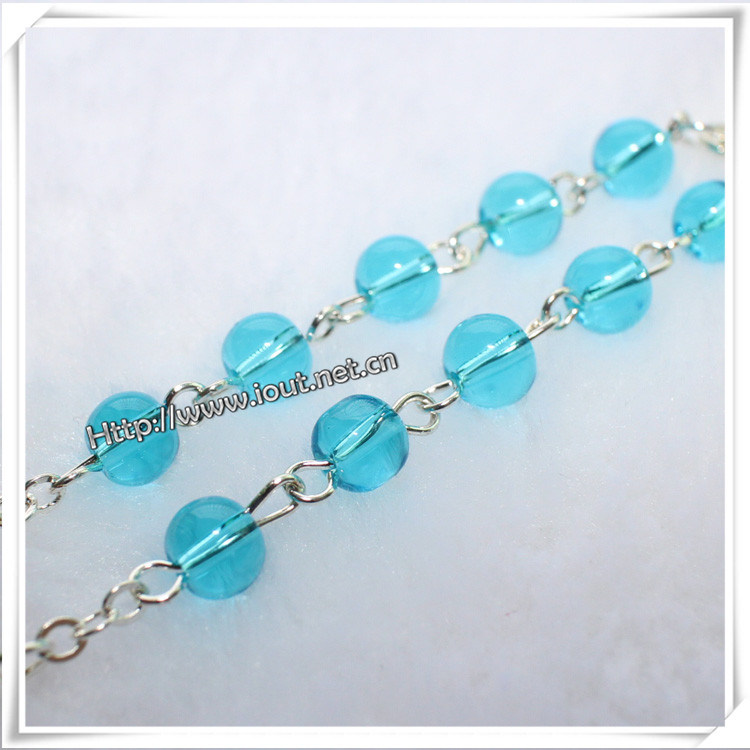 One Decade Religious Crystal Rosary Bracelet (IO-CE027)