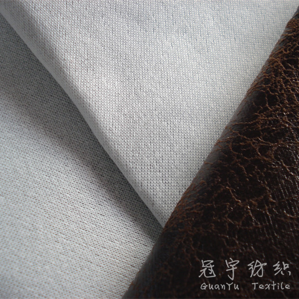 Polyester Leather Fabric 100% Polyester for Sofa