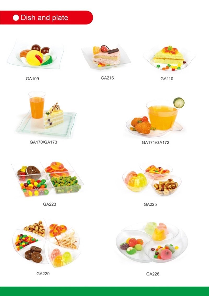 PS/PP Disposable Plate Plastic Tray Dinner Ware