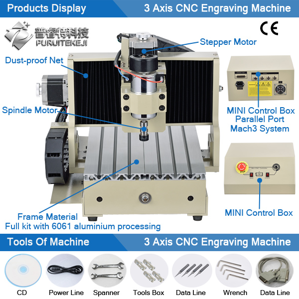 Metal CNC Router Portable Mini CNC Milling Machine