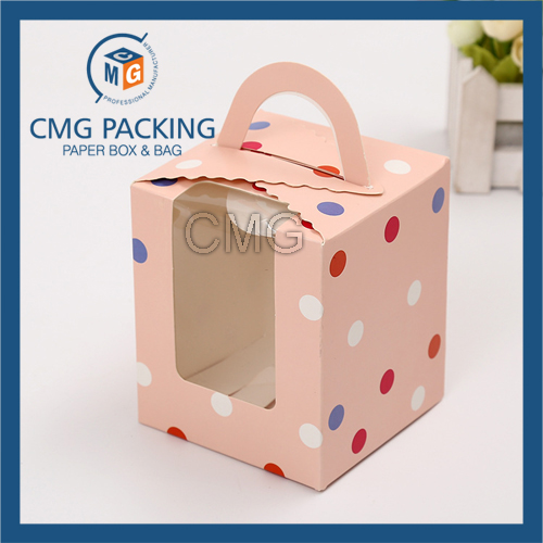 Folded Cake Box for Cup Cake