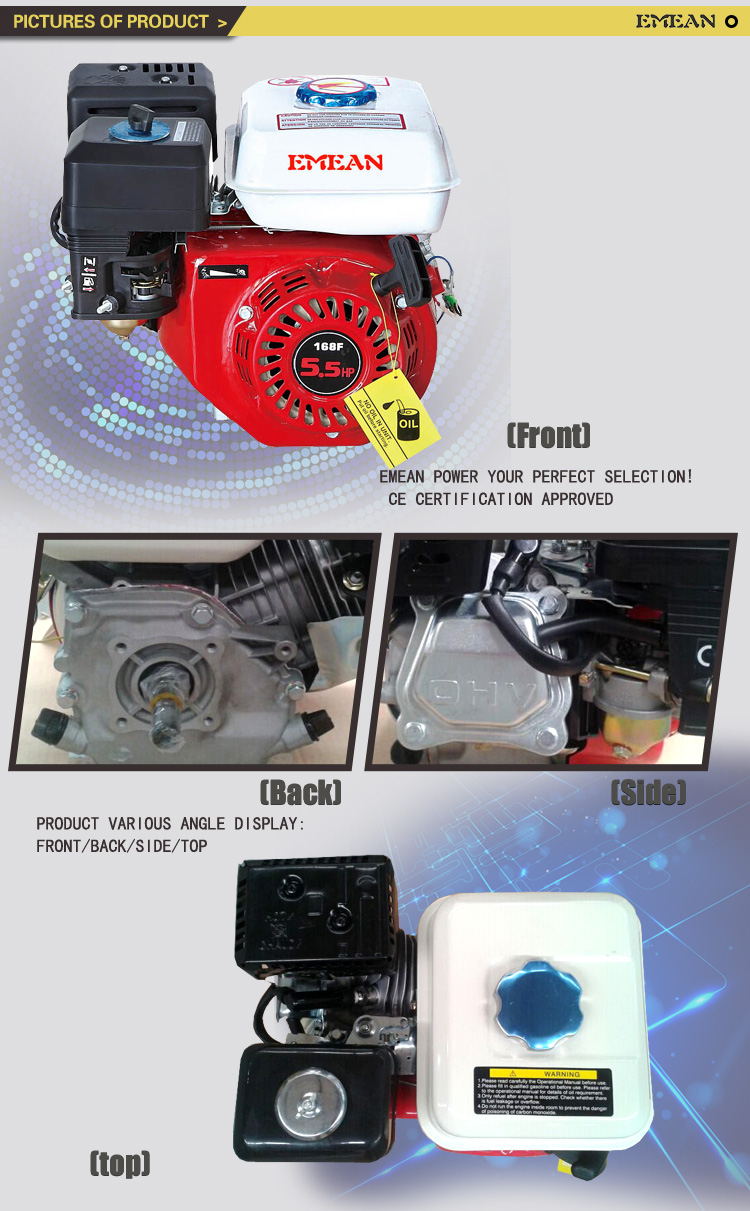 4-Stroke, Air Cooling, Single Cylinder, Gasoline Engine (CE)