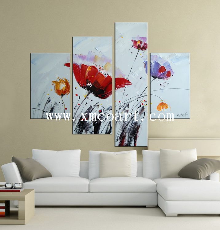 Modern Flower Oil Painting (new-060)